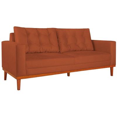 Sofá 2 Lugares Dubai Suede Terracota