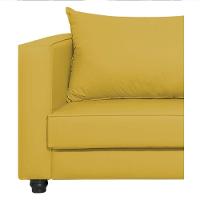 Sofá 2 Lugares Lisboa Suede Amarelo - 2