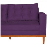 Sofá 2 Lugares Dubai Suede Roxo - 2