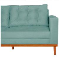 Sofá 2 Lugares Dubai Suede Azul Tiffany - 2