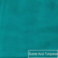 Sofá 2 Lugares Dubai Suede Azul Turquesa - 3