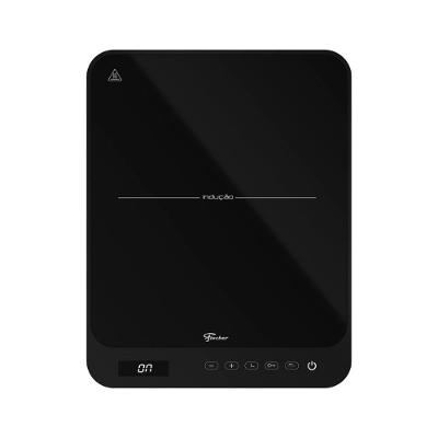 Cooktop de Indução Portátil Fischer 1 Boca Touch Screen Preto Bivolt
