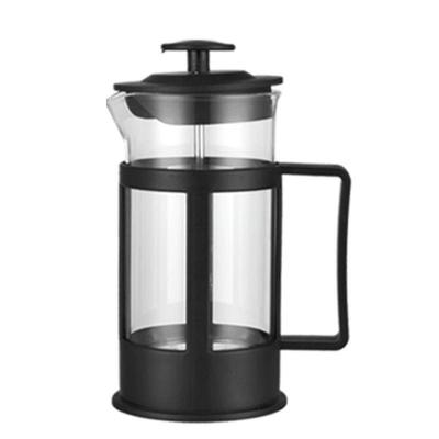 Cafeteira Prensa Francesa para Café e Chá em Vidro Borossilicato com Aço Inox e Base de Silicone