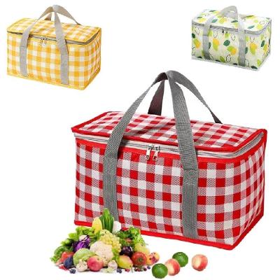 Bolsa Térmica Portátil 12 l Dobrável para Piquenique Camping e Viagem