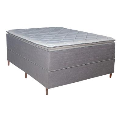 Colchão Casal Molas Ensacadas Vision D45 Pillow Top Grafite Bom Pastor