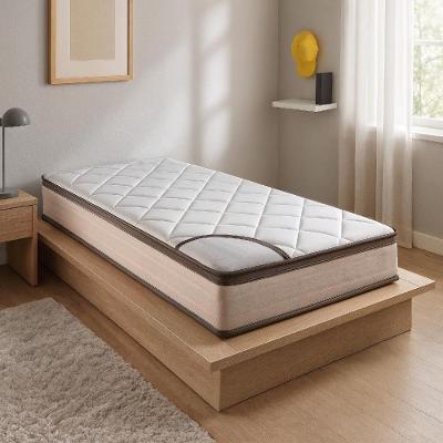 Colchão Solteiro Molas Ensacadas Colorado D33 Pillow Top Americano Bege