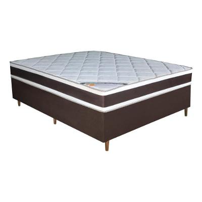 Colchão Casal Molas Ensacadas Sater D33 Pillow Top Branco