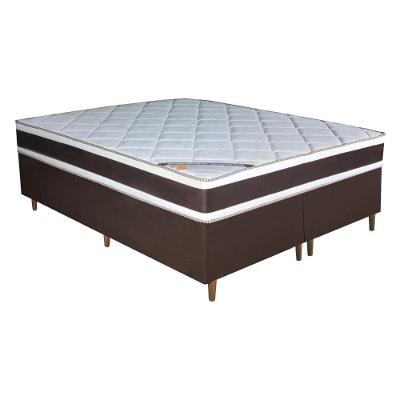 Colchão Queen Molas Ensacadas Sater D33 Pillow Top Bom Pastor Móveis