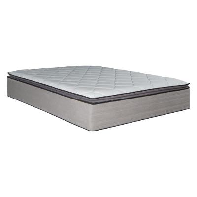 Colchão Casal Molas Ensacadas Vision D45 Pillow Top Cinza