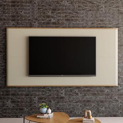 Painel Suspenso para TV Bend 217CM 100% MDF Louro com Luna