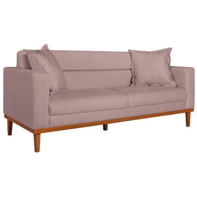 Sofá 2 Lugares Viena Linho Rosê
