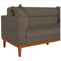 Sofá 2 Lugares Viena Suede Marrom - 3