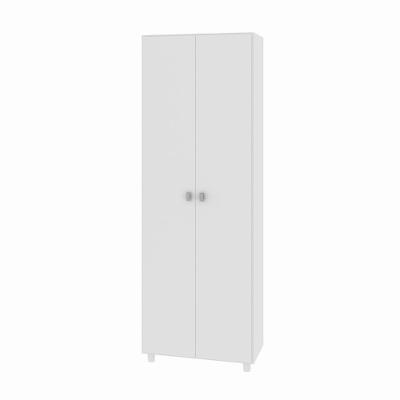 Sapateira Armario Multiuso 2 Portas 7 Prateleiras 57CM Branco Tecno Mobili