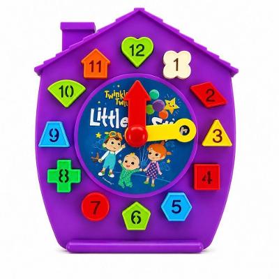 Relogio Educativo Didatico Infantil Quebra Cabeca Aprenda Horas Encaixe Brinquedo Pedagogico Yeet