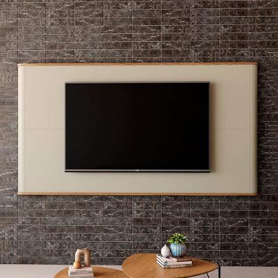 Painel Suspenso para TV Bend 177CM MDF Louro com Luna Casa Lar Shop
