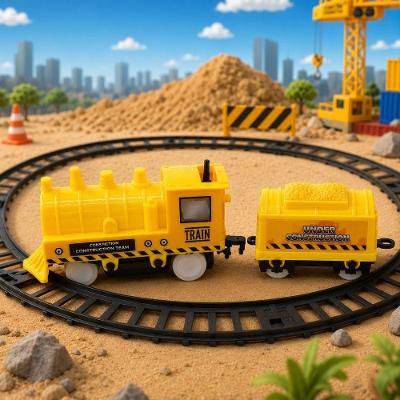 Trem Infantil Ferrorama Trilhos Locomotiva Vagao Brinquedo Kit 8 Peças Yeet