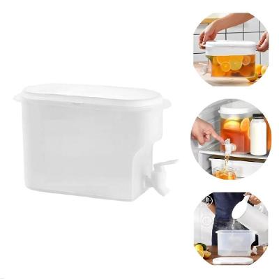 Suqueira para Geladeira com Torneira 3L Plástico Resistente Hermética Portátil Yeet
