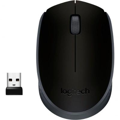 Logitech - M170 Mouse Ambidestro Compacto Sem Fio - Preto-91