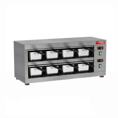 Conservador Aquecedor de Proteínas COPROH8 50 a 100ºC 1600W 8 Cubas GN 1-3 220V Red Chameleon