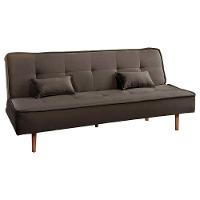 Sofá Cama Silver 3 Lugares Reclinável Suede 192cm Marrom - 5