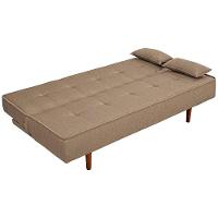 Sofá Cama Silver Linho Capuccino 1,92 - Speciale Home Marrom - 7