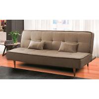 Sofá Cama Silver Linho Capuccino 1,92 - Speciale Home Marrom - 8