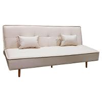 Sofá Cama Silver 3 Lugares Reclinável Casal Corano Bege - Speciale Home Bege - 12