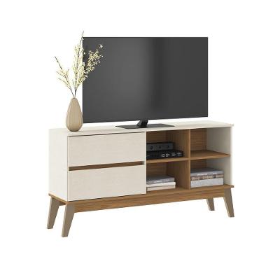Rack para Tv Dallas 55" 136  MDP com 2 Prateleiras Menu Móveis