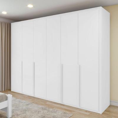 Guarda Roupa Casal 6 Portas 6 Gavetas MDF Branco Lopas