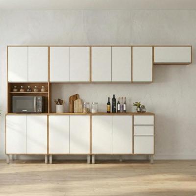 Cozinha Modular 6 Módulos MDP 359CM Clean e Branco