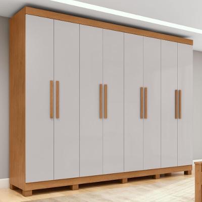 Guarda Roupa Casal 8 Portas 4 Gavetas MDP Lopas
