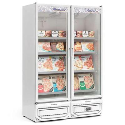 Freezer Expositor Vertical Gelopar GCVC950EL 957L Branco 2 Portas 220V