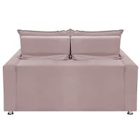 Sofá Retrátil E Reclinável 2 Lugares Bariloche Veludo Rosê Speciale Home Rose - 2