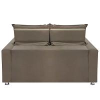 Sofá Retrátil E Reclinável 2 Lugares Bariloche Veludo Bege Speciale Home Bege - 2