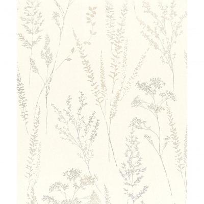 Papel De Parede Time Floral Verde E Azul Ui3202