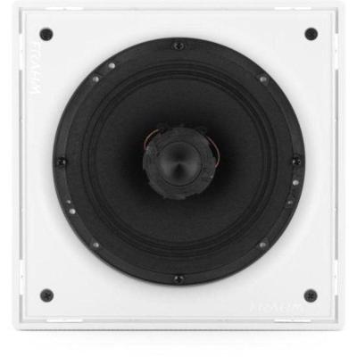 Arandela de Som Embutida 6" 40W Quadrada CX Branca Branco Frahm