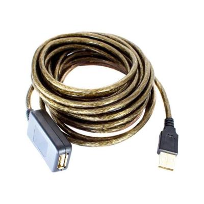 Cabo Extensor USB 2.0 Macho X Fêmea com Filtro 10M Preto para Aumentar Distância Entre Dispositivos