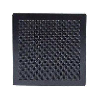 Arandela Quadrada Plástica 6 Polegadas 30RMS 8R Preta Fiamon