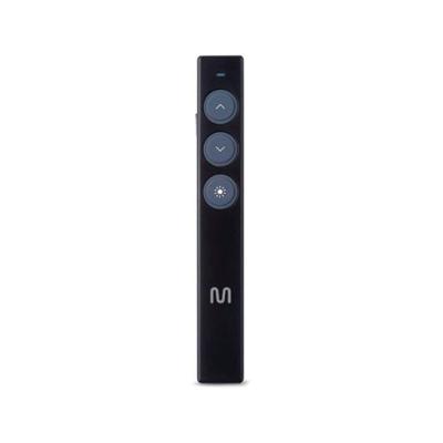 Apresentador Laser sem Fio AC285 Alcance 200m Luz Vermelha Preto Multi USB