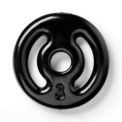Anilha Revestida 3kg com Revestimento em PVC Iniciativa Fitness 3KG