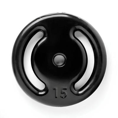 Anilha Revestida 15 kg com Revestimento em PVC Conforme Disponibilidade Iniciativa Fitness