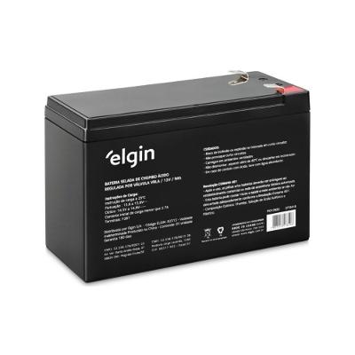 Bateria Selada VRLA de Chumbo Ácido 12V 9Ah Terminal F2 FAST ON Elgin