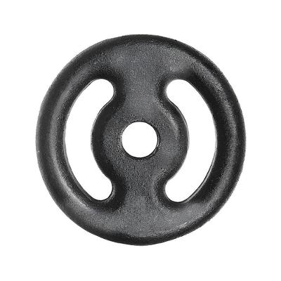 Anilha Pintada 15kg Resistência e Desempenho Pintura Preta Preto Iniciativa Fitness 15KG