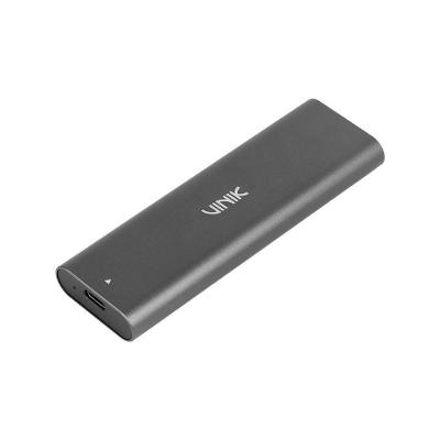 Case Externo para SSD M.2 Nvme SATA CSM2C Tipo C 3.1 Alumínio Prata Vinik