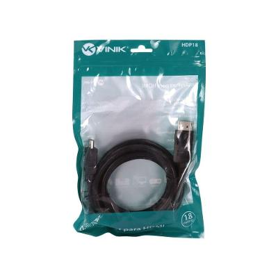 Cabo Displayport para HDMI HDP18 1.4V 1,8M 4K 30Hz Conexao Estavel Vinik