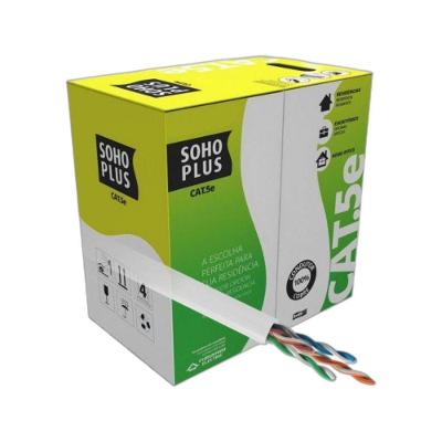 Cabo de Rede Cat.5e Sohoplus U-UTP 4 Pares Branco Furukawa 305M