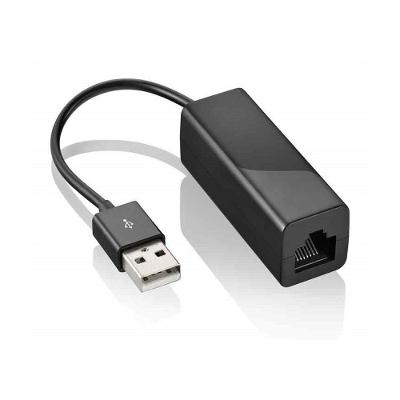 Cabo Conversor USB AM X RJ45 Fêmea Wi272 10-100MBPS Plug And Play Led Indicador Branco Multi