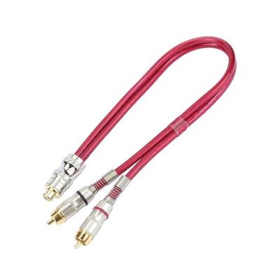 Cabo RCA Paredão 2 Machos 1 Fêmea 40CM Áudio e Vídeo Vermelho Cristal Santo Angelo