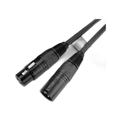 Cabo para Microfone Cabo P- Micro. 0,20mm Xlr m. - Xlr F. Ninja 10ft 3,05m Preto Santo Angelo