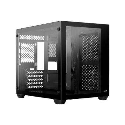 Gabinete Gamer Dryft Micro ATX Mini ITX Lateral Vidro Preto Aerocool